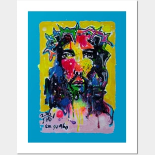 Jesus Face Posters and Art